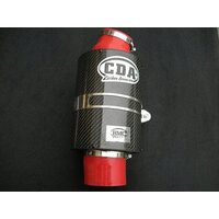 Boite à air carbone CDA avec élément filtrant coton
