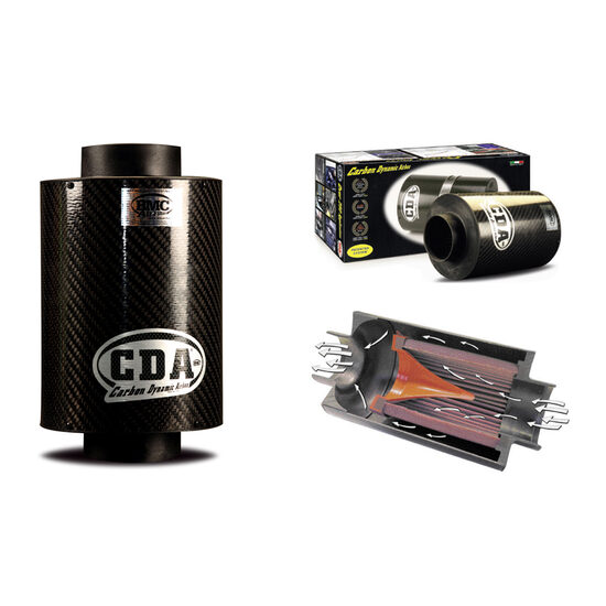 Boite à air carbone CDA avec élément filtrant coton