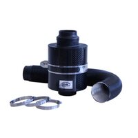 Boite à air carbone CDA avec élément filtrant coton